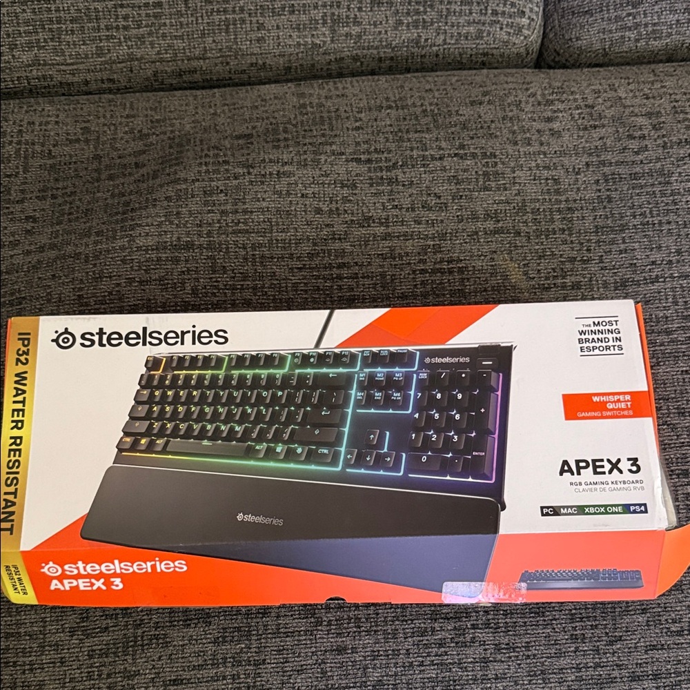 SteelSeries Apex 3 RGB Gaming Keyboard